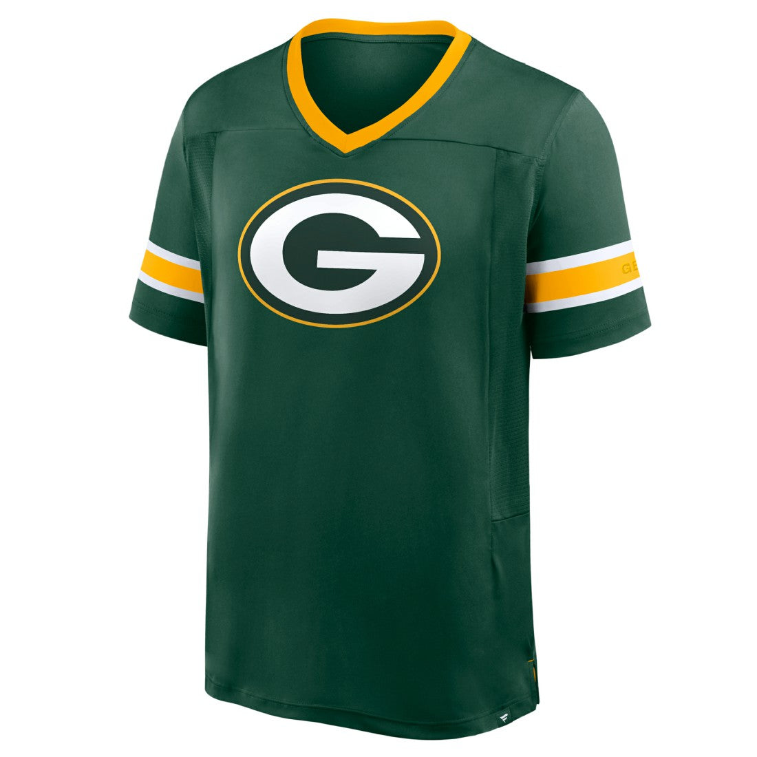 Green Bay Packers Hometown Premium Hashmark V-Neck T-Shirt - Green - Fanatics