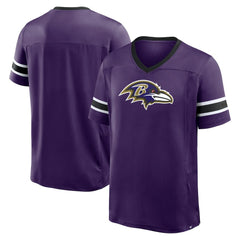 Baltimore Ravens Hometown Premium Hashmark V-Neck T-Shirt - Purple - Fanatics