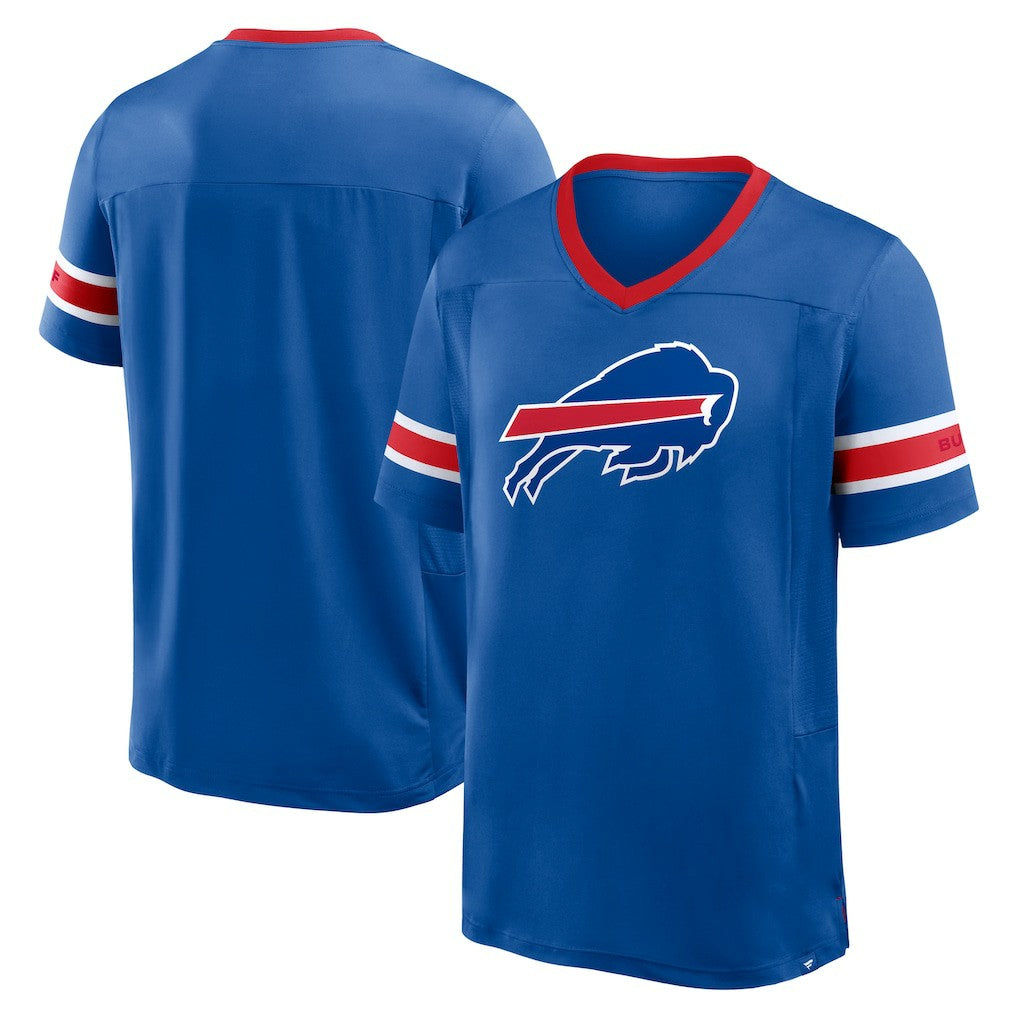 Buffalo Bills Hometown Premium Hashmark V-Neck T-Shirt - Royal - Fanatics
