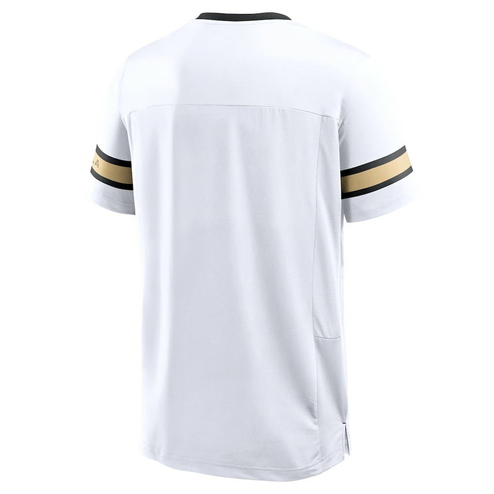 New Orleans Saints Redzone Hashmark V-Neck T-Shirt - White - Fanatics