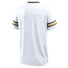 New Orleans Saints Redzone Hashmark V-Neck T-Shirt - White - Fanatics