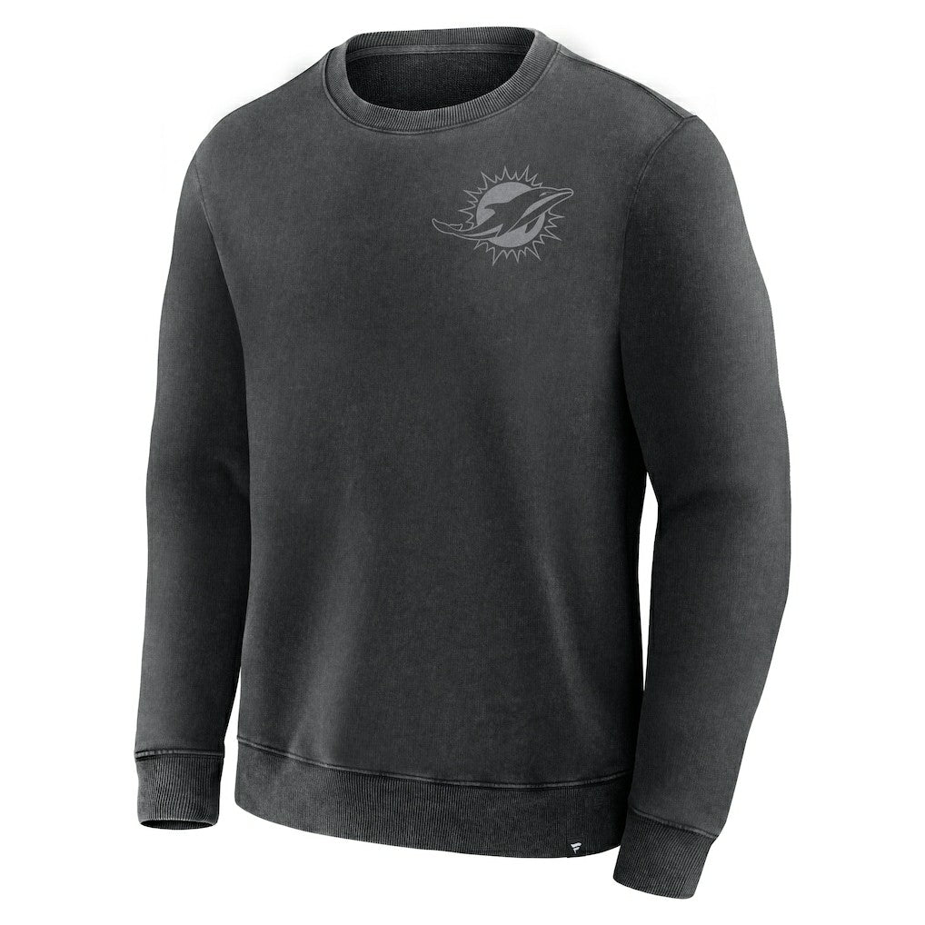 Miami Dolphins Deep Route Pullover Sweatshirt - Black - Fanatics