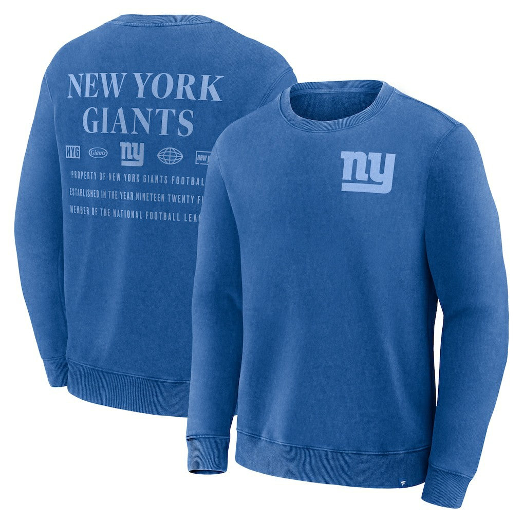 New York Giants Deep Route Pullover Sweatshirt - Royal - Fanatics