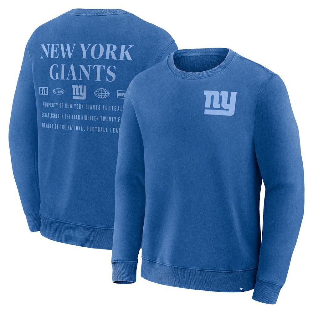 New York Giants Deep Route Pullover Sweatshirt - Royal - Fanatics