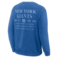 New York Giants Deep Route Pullover Sweatshirt - Royal - Fanatics