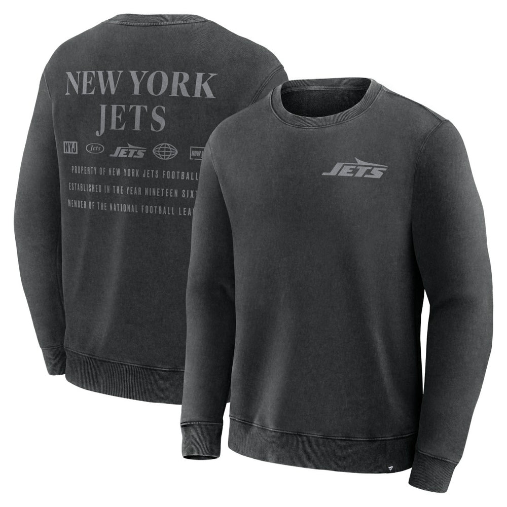New York Jets Deep Route Pullover Sweatshirt - Black - Fanatics