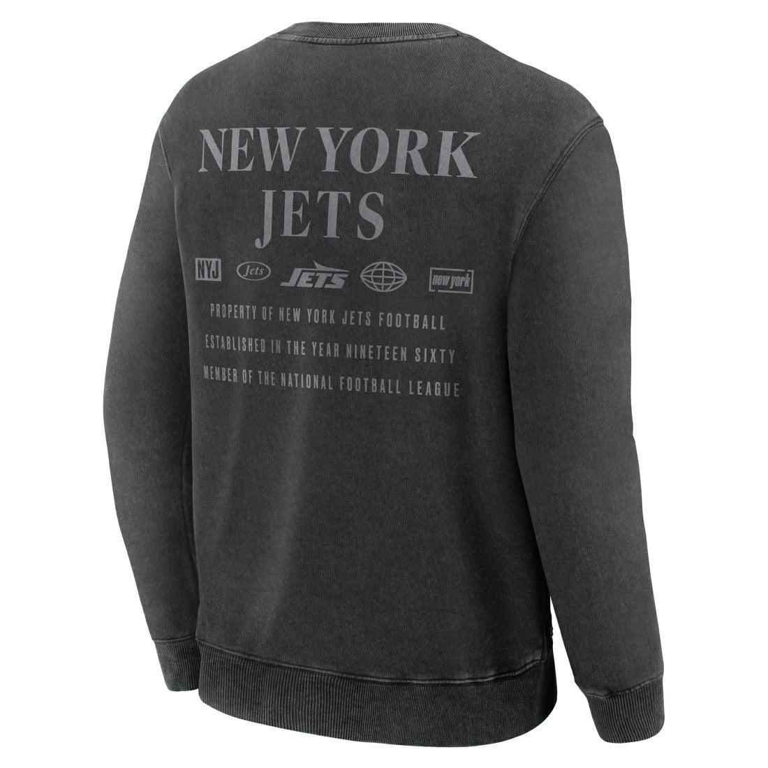 New York Jets Deep Route Pullover Sweatshirt - Black - Fanatics
