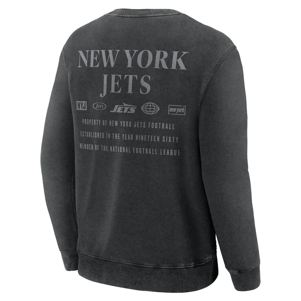New York Jets Deep Route Pullover Sweatshirt - Black - Fanatics