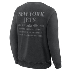 New York Jets Deep Route Pullover Sweatshirt - Black - Fanatics