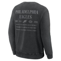 Philadelphia Eagles Deep Route Pullover Sweatshirt - Black - Fanatics