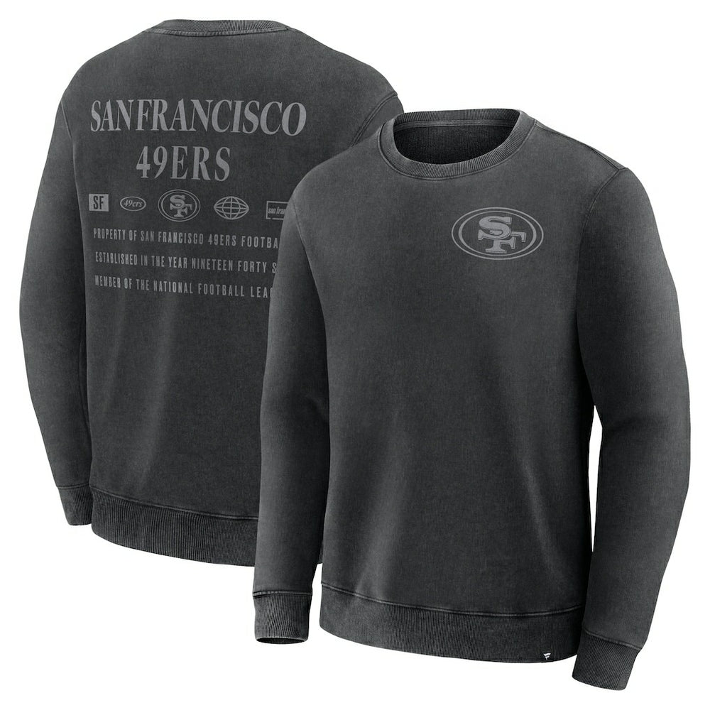 San Francisco 49ers Deep Route Pullover Sweatshirt - Black - Fanatics