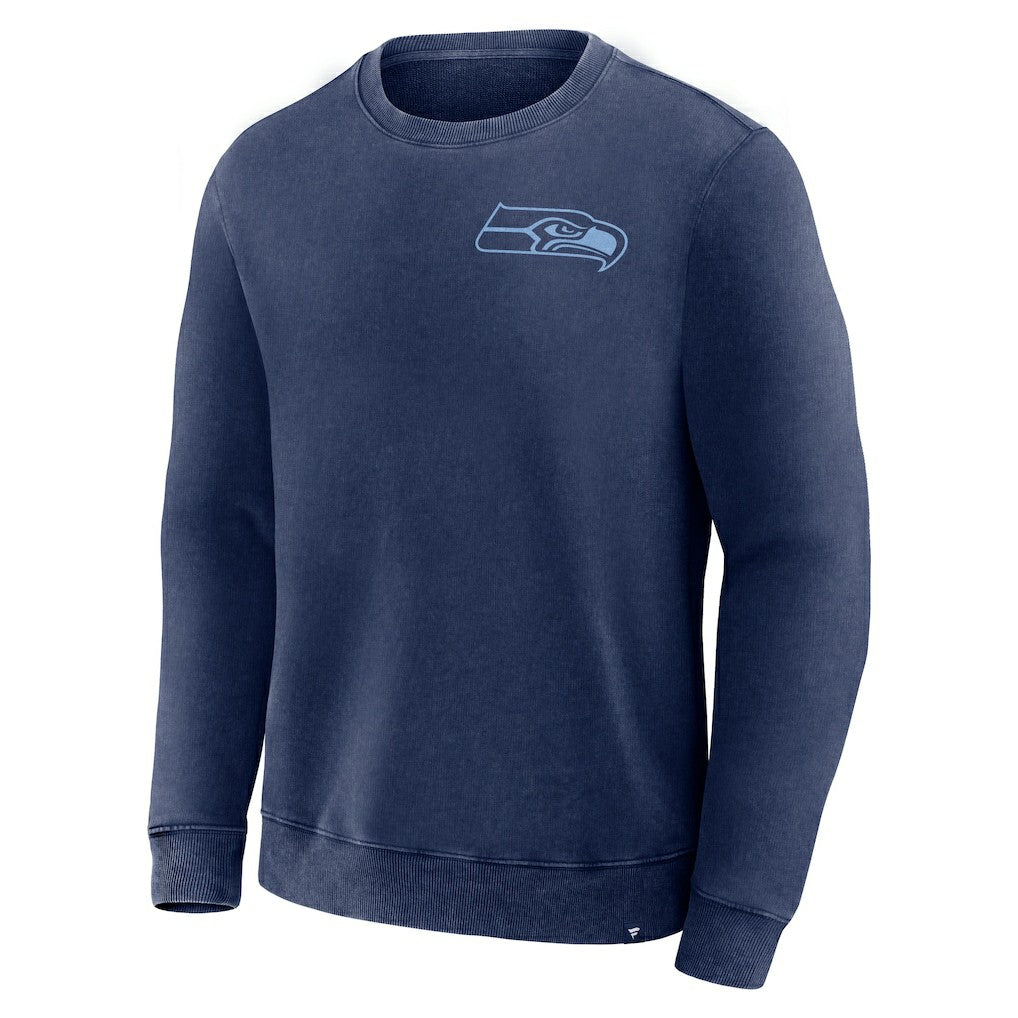 Seattle Seahawks Deep Route Pullover Sweatshirt - Navy - Fanatics