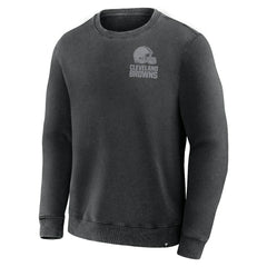 Cleveland Browns Deep Route Pullover Sweatshirt - Black - Fanatics