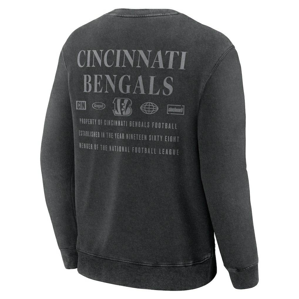 Cincinnati Bengals Deep Route Pullover Sweatshirt - Black - Fanatics