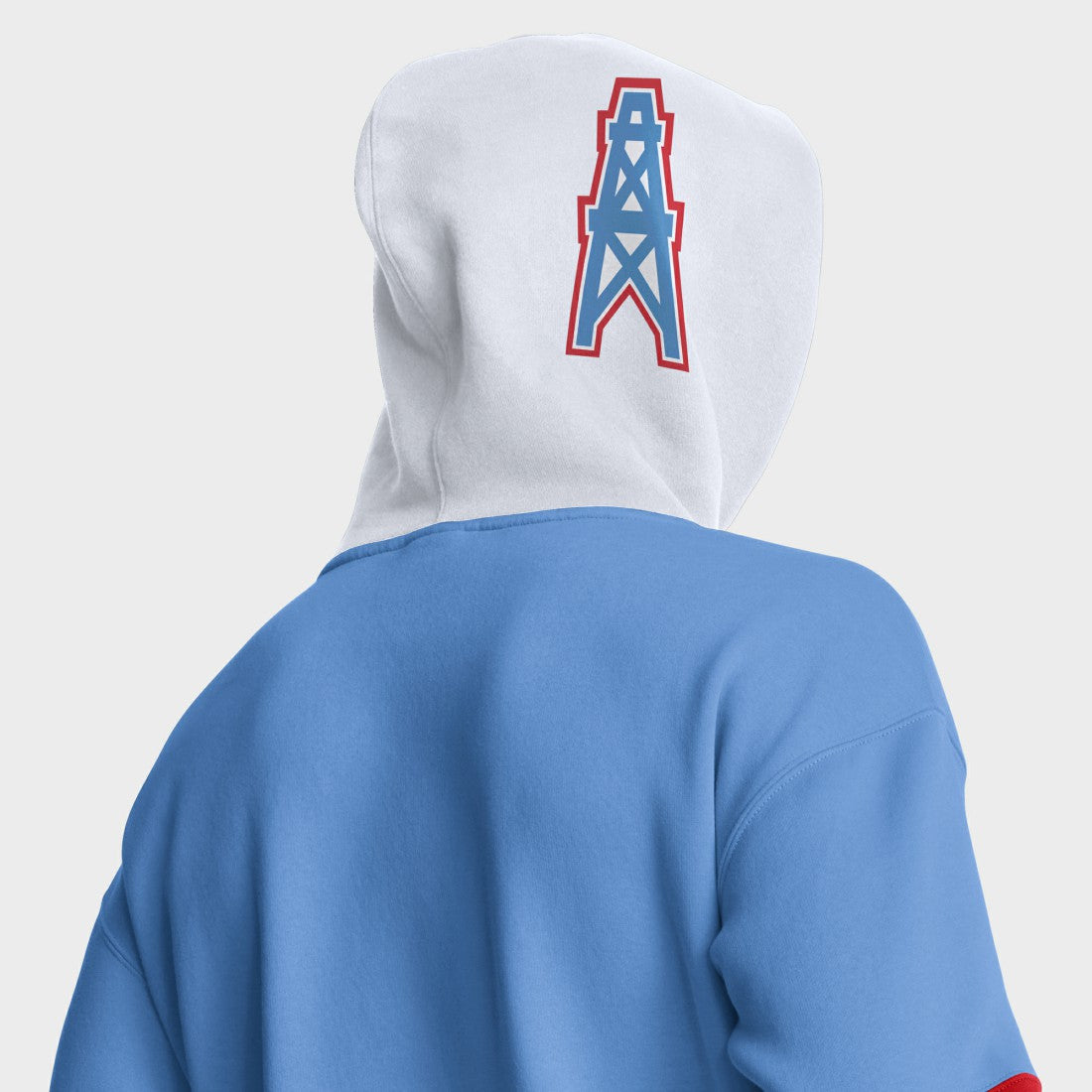 Tennessee Titans Helmet Retro Pullover Hoodie - Light Blue - Fanatics