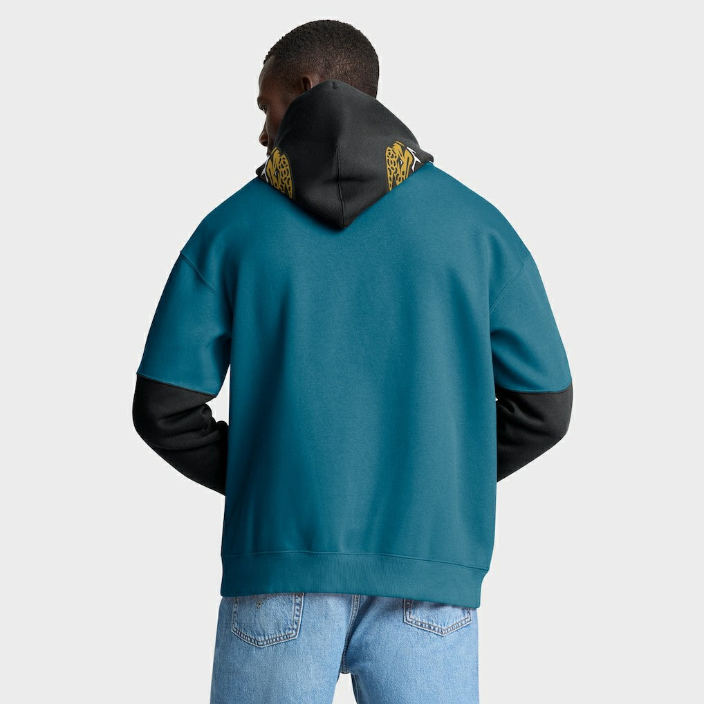 Jacksonville Jaguars Helmet Retro Pullover Hoodie - Teal - Fanatics