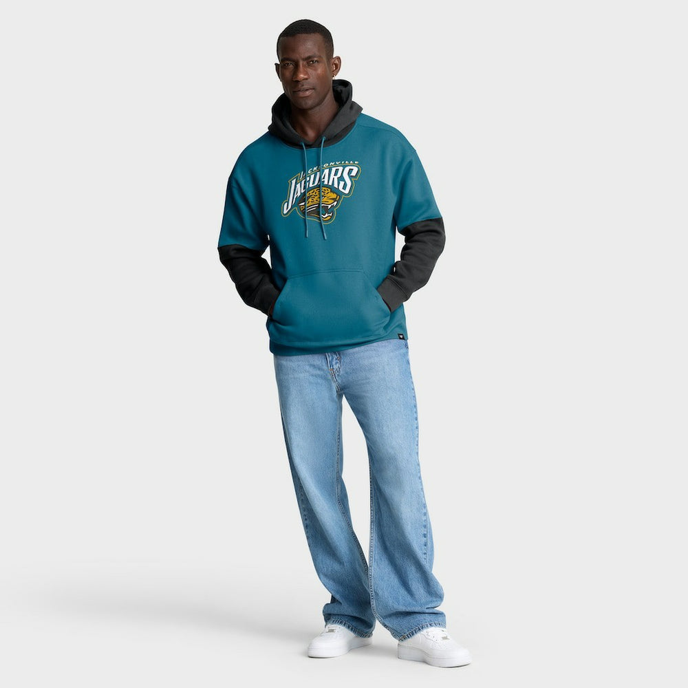 Jacksonville Jaguars Helmet Retro Pullover Hoodie - Teal - Fanatics