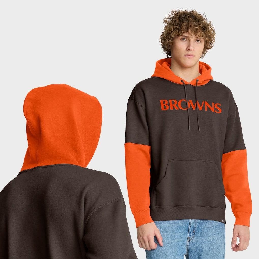 Cleveland Browns Helmet Retro Pullover Hoodie - Brown - Fanatics