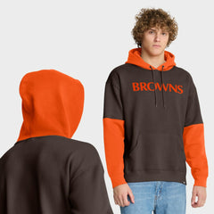 Cleveland Browns Helmet Retro Pullover Hoodie - Brown - Fanatics