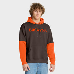 Cleveland Browns Helmet Retro Pullover Hoodie - Brown - Fanatics