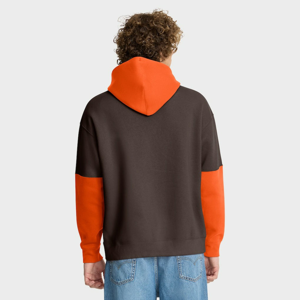 Cleveland Browns Helmet Retro Pullover Hoodie - Brown - Fanatics