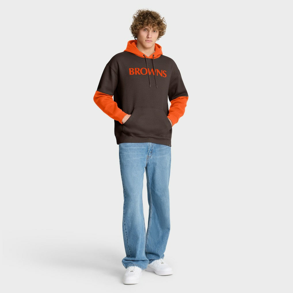 Cleveland Browns Helmet Retro Pullover Hoodie - Brown - Fanatics