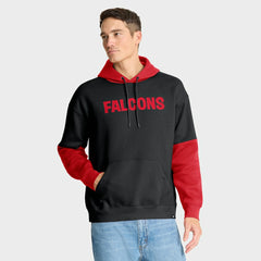 Atlanta Falcons Helmet Retro Pullover Hoodie - Black - Fanatics