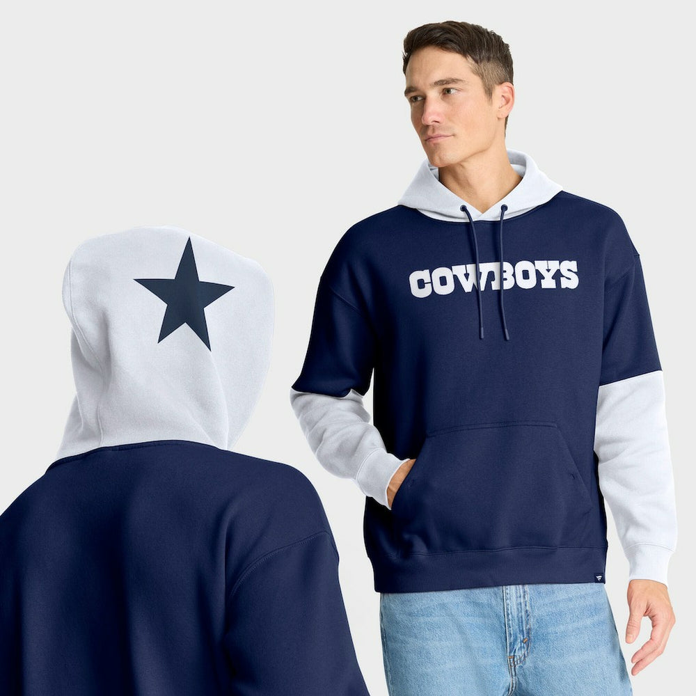Dallas Cowboys Helmet Retro Pullover Hoodie - Navy - Fanatics