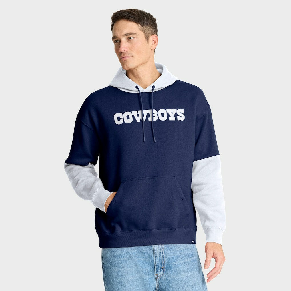 Dallas Cowboys Helmet Retro Pullover Hoodie - Navy - Fanatics