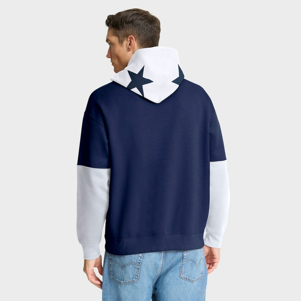 Dallas Cowboys Helmet Retro Pullover Hoodie - Navy - Fanatics