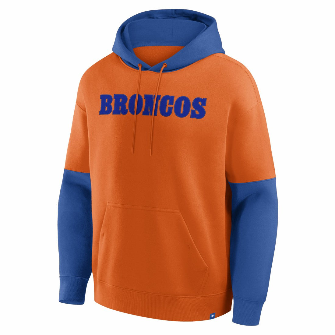 Denver Broncos Helmet Retro Pullover Hoodie - Orange - Fanatics