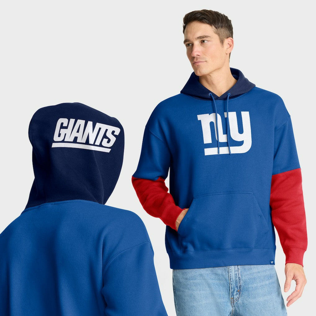 New York Giants Helmet Retro Pullover Hoodie - Royal - Fanatics
