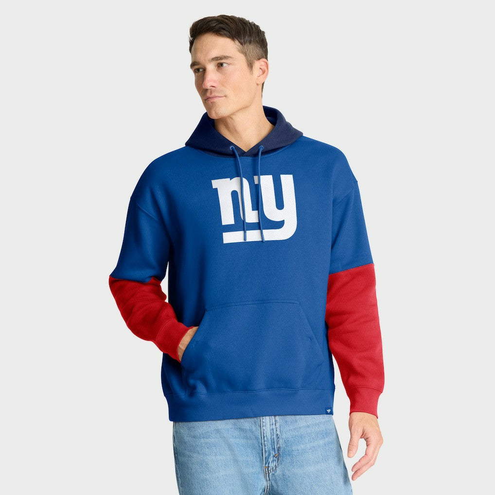 New York Giants Helmet Retro Pullover Hoodie - Royal - Fanatics