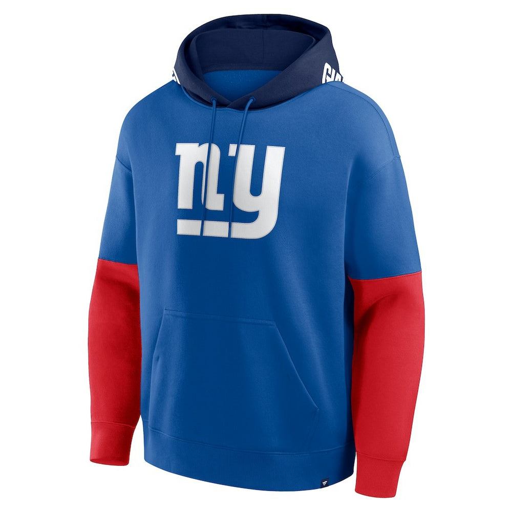 New York Giants Helmet Retro Pullover Hoodie - Royal - Fanatics