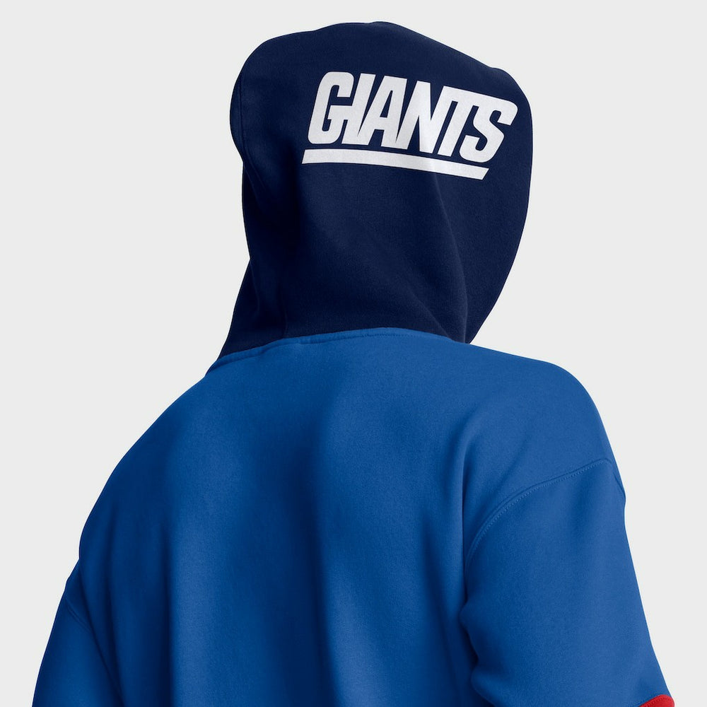New York Giants Helmet Retro Pullover Hoodie - Royal - Fanatics