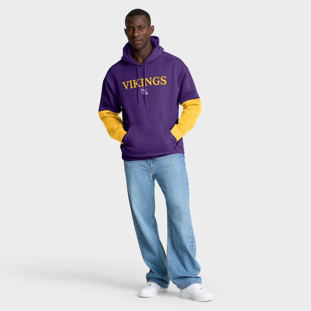 Minnesota Vikings Helmet Retro Pullover Hoodie - Purple - Fanatics