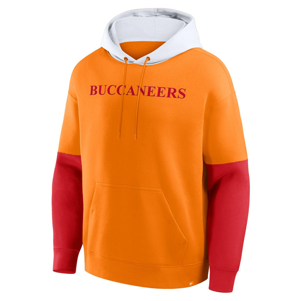 Tampa Bay Buccaneers Helmet Retro Pullover Hoodie - Tan - Fanatics