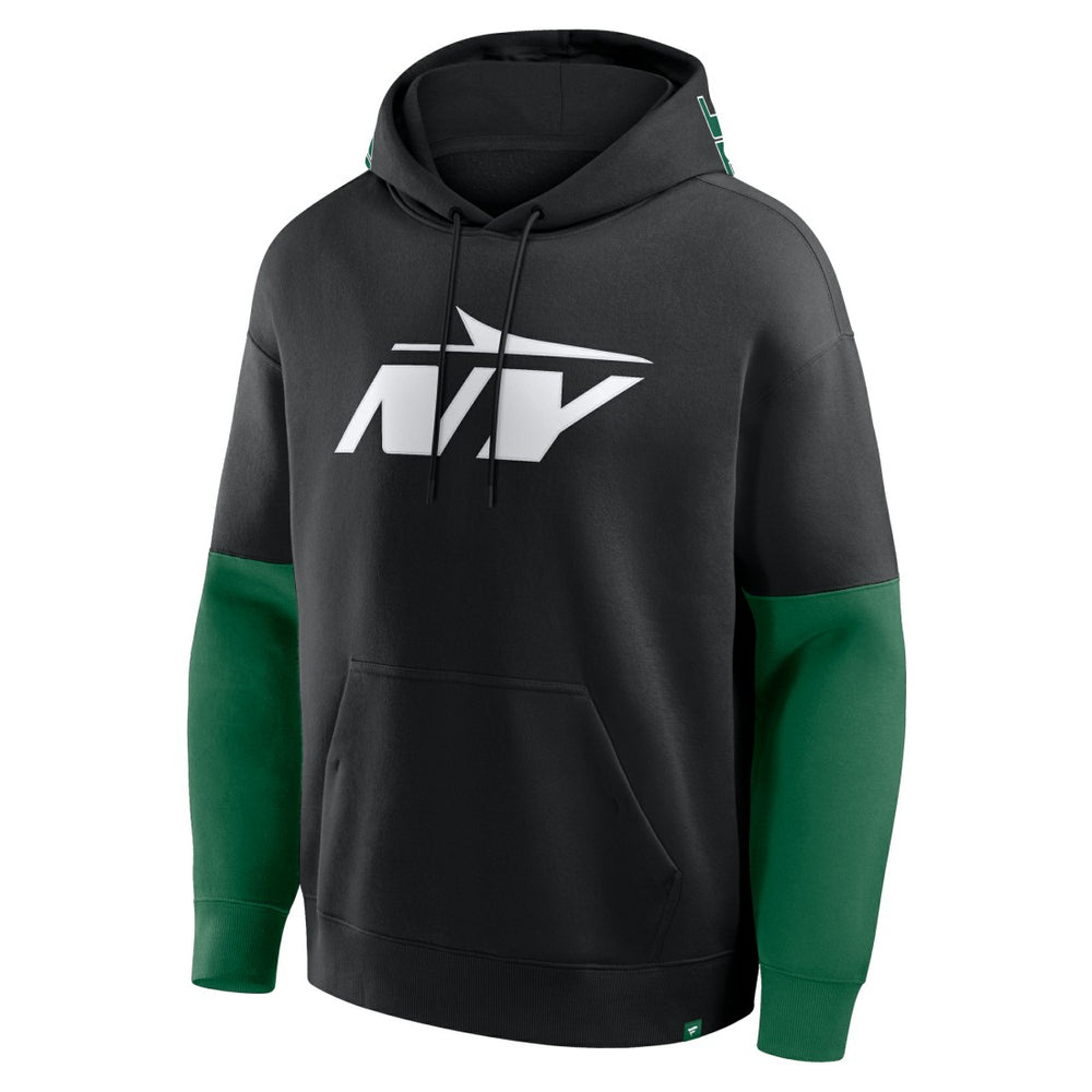 New York Jets Helmet Alt Pullover Hoodie - Black - Fanatics