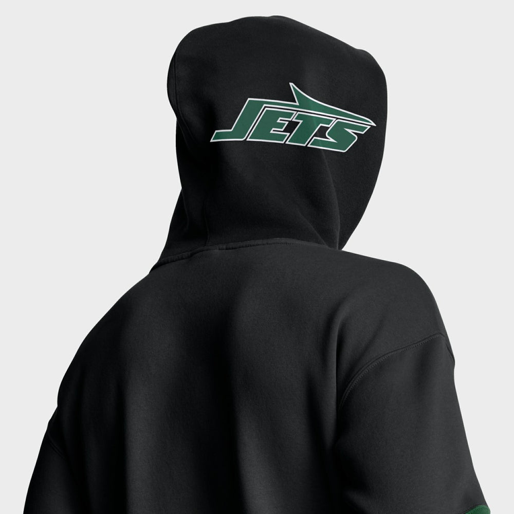 New York Jets Helmet Alt Pullover Hoodie - Black - Fanatics