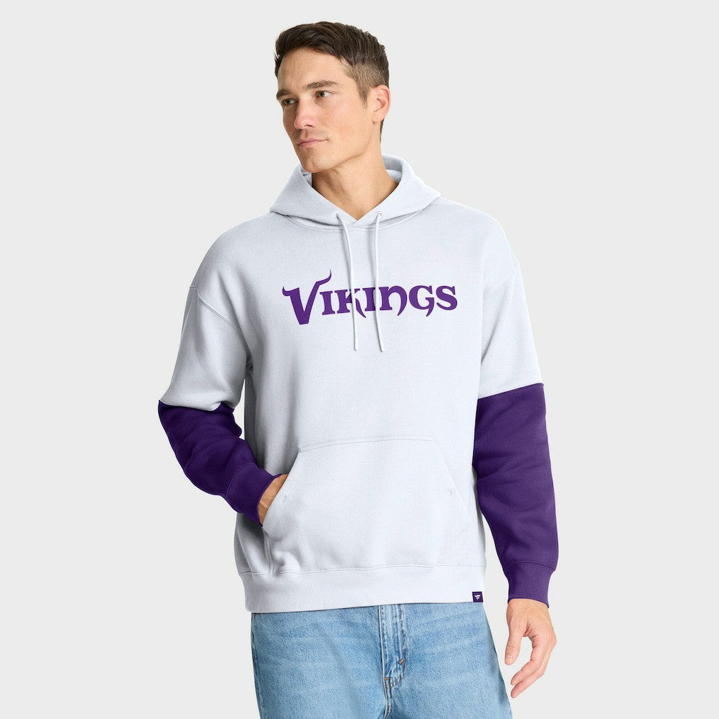 Minnesota Vikings Helmet Alt Pullover Hoodie - White - Fanatics