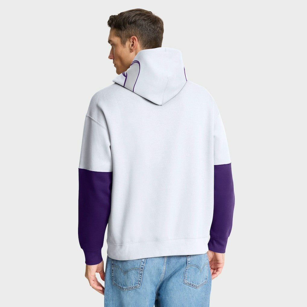 Minnesota Vikings Helmet Alt Pullover Hoodie - White - Fanatics