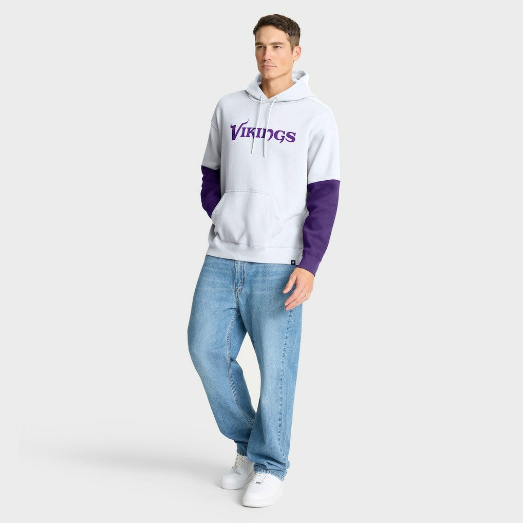 Minnesota Vikings Helmet Alt Pullover Hoodie - White - Fanatics