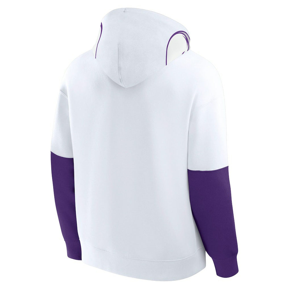 Minnesota Vikings Helmet Alt Pullover Hoodie - White - Fanatics