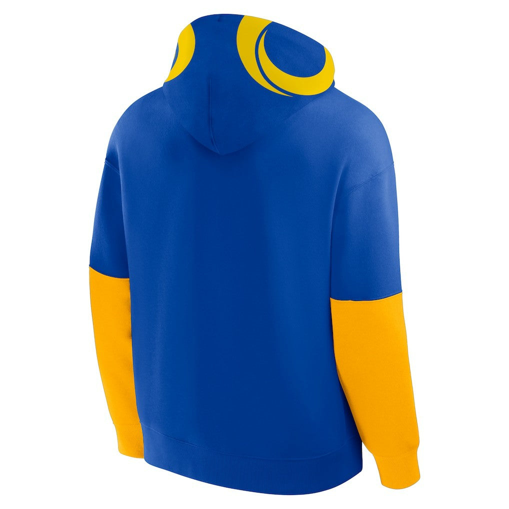 Los Angeles Rams Helmet Pullover Hoodie - Royal - Fanatics