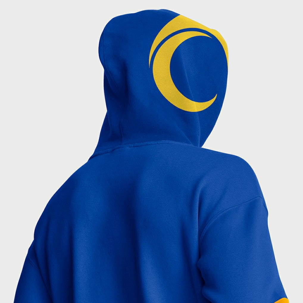 Los Angeles Rams Helmet Pullover Hoodie - Royal - Fanatics