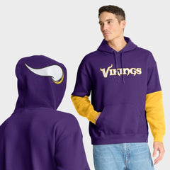 Minnesota Vikings Helmet Pullover Hoodie - Purple - Fanatics