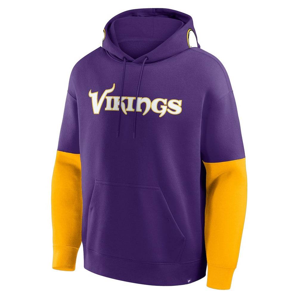 Minnesota Vikings Helmet Pullover Hoodie - Purple - Fanatics