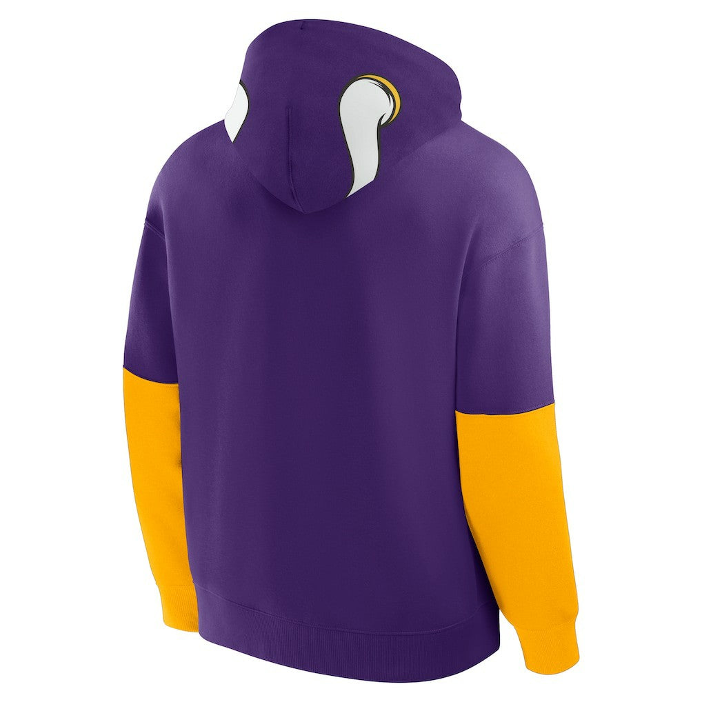 Minnesota Vikings Helmet Pullover Hoodie - Purple - Fanatics