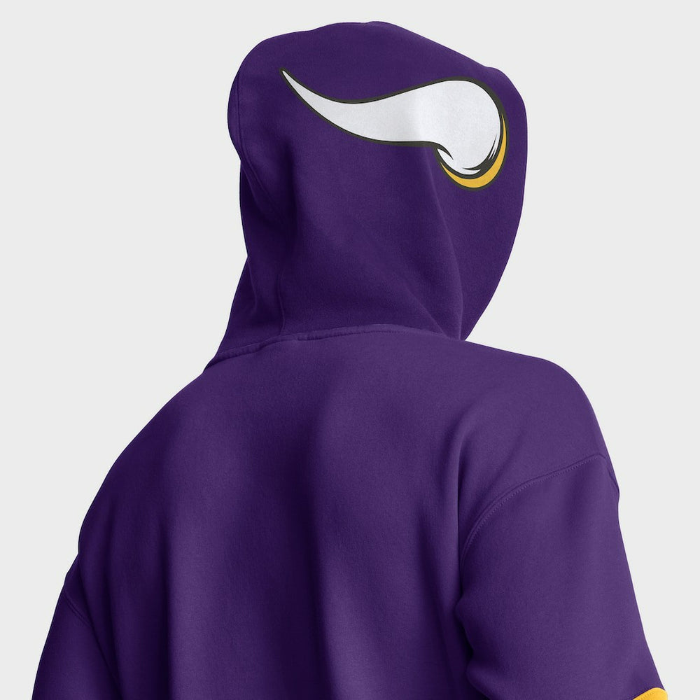 Minnesota Vikings Helmet Pullover Hoodie - Purple - Fanatics