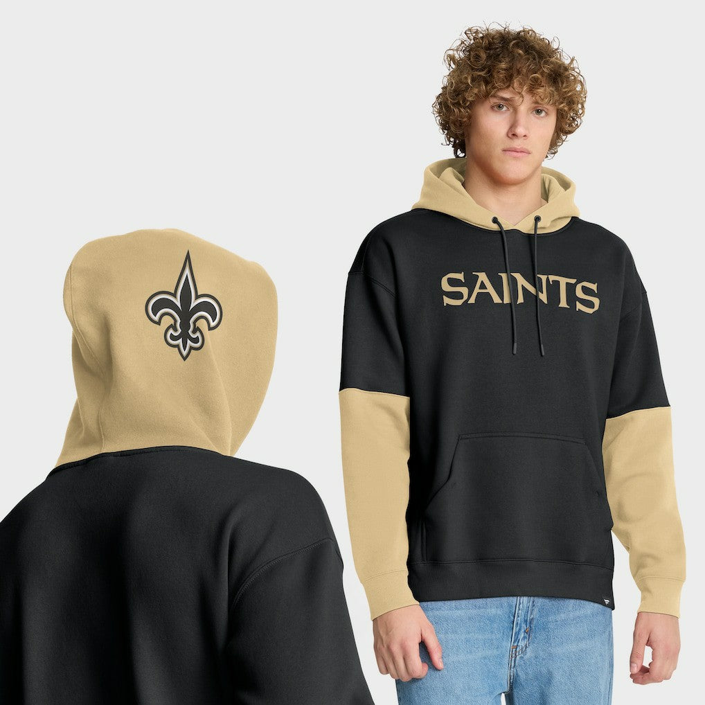 New Orleans Saints Helmet Pullover Hoodie - Black - Fanatics